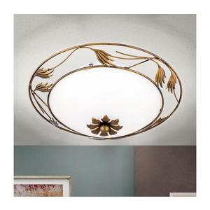 Plafonieră Orion DL 7-509/40 FLEUR 2xE27/60W/230V d. 40 cm bronz imagine