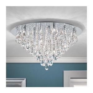 Plafonieră de cristal Orion DLU 2516/75 CELESTE 12xG9/40W/230V d. 75 cm crom imagine