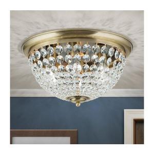 Plafonieră de cristal Orion DLU 1840/47 PLAFOND 6xE27/40W/230V d. 47 cm bronz imagine