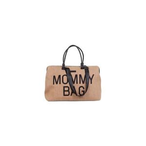 Geantă de înfășat Childhome MOMMY BAG RAFFIA LOOK bej imagine