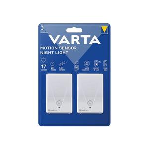 SET 2x corp de iluminat LED de orientare cu senzor Varta 16624101402 NIGHT LIGHT 3xAAA imagine