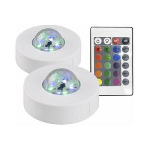 SET 2x corp de iluminat LED RGB decorativ FESTA 3xAAA/4, 5V + telecomandă imagine