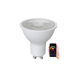 Bec LED RGBW dimabil GU10/4, 5W/230V 2700-6500K Wi-Fi Tuya imagine