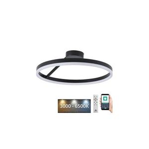 Lustră LED dimabilă aplicată LED/40W/230V 3000-6500K negru + telecomandă imagine