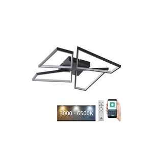 Plafonieră LED dimabilă LED/115W/230V 3000-6500K negru + telecomandă imagine