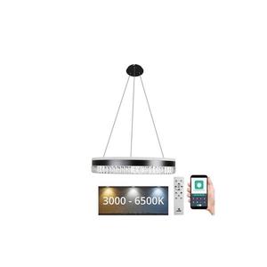 Lustră LED dimabilă pe cablu LED/80W/230V 3000-6500K negru + telecomandă imagine