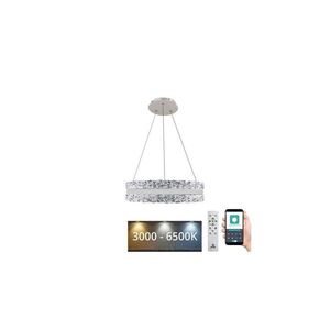 Lustră LED dimabilă pe cablu LED/80W/230V 3000-6500K alb + telecomandă imagine