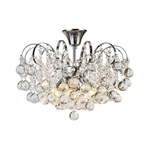 Lustră de cristal aplicată Brilagi CRYSTAL 6xE14/60W/230V crom lucios imagine