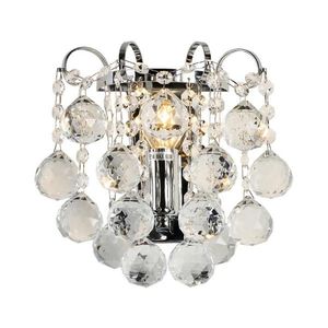 Aplică de cristal Brilagi CRYSTAL 1xE14/60W/230V crom lucios imagine