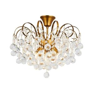 Lustră de cristal aplicată Brilagi CRYSTAL 6xE14/60W/230V bronz imagine