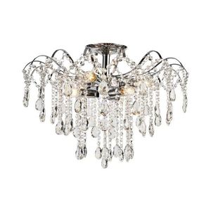 Lustră de cristal aplicată Brilagi CRYSTAL 6xE14/60W/230V crom lucios imagine