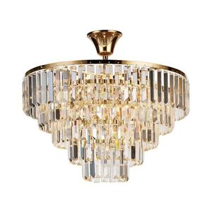 Lustră de cristal aplicată Brilagi CRYSTAL 5xE14/40W/230V auriu imagine