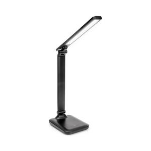 Lampă LED tactilă dimabilă cu tehnologie de încărcare fără fir și port USB REMUS LED/5W/230V negru imagine