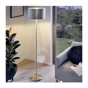 Lampadar Eglo TUNJA 1xE27/60W/230V crom mat/gri imagine