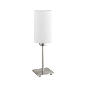 Lampă de masă Eglo TUNJA 1xE27/60W/230V 26, 5 cm crom mat/alb imagine