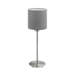 Lampă de masă Eglo TUNJA 1xE27/60W/230V 38, 5 cm crom mat/gri imagine