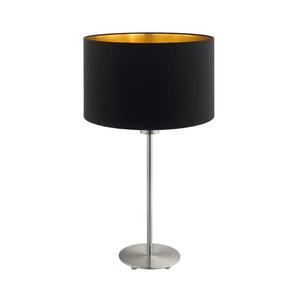 Lampă de masă Eglo TUNJA 1xE27/60W/230V 38, 5 cm crom mat/negru imagine