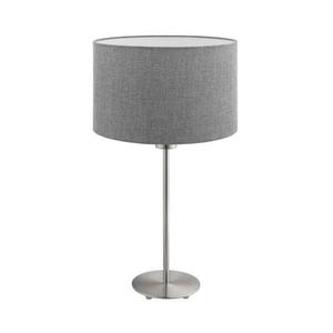 Lampă de masă Eglo TUNJA 1xE27/60W/230V 38, 5 cm crom mat/gri imagine