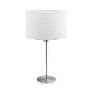 Lampă LED de masă Eglo TUNJA 1xE27/60W/230V 38, 5 cm crom mat/alb imagine