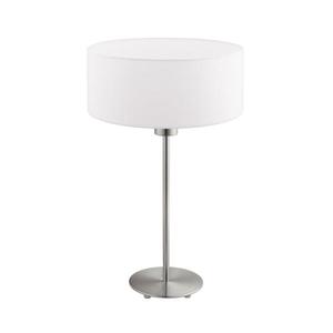 Lampă de masă Eglo TUNJA 1xE27/60W/230V 38, 5 cm crom mat/alb imagine