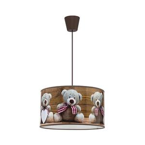 Lustră pe cablu pentru copii BEARS 1xE27/40W/230V d. 35 cm imagine