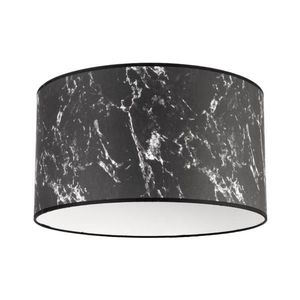 Plafonieră MARBLE 1xE27/40W/230V d. 45 cm negru/alb imagine