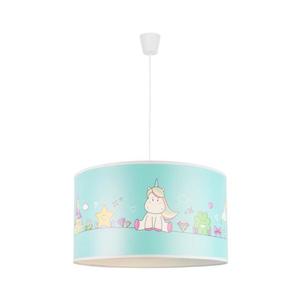 Lustră pe cablu pentru copii UNICORN 1xE27/15W/230V d. 35 cm imagine