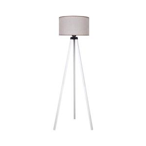 Lampadar 1xE27/60W/230V d. 44 cm bej/alb imagine