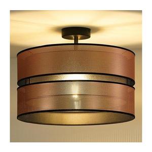 Lustră aplicată COPPER SHINY 1xE27/15W/230V d. 40 cm cupru/negru imagine