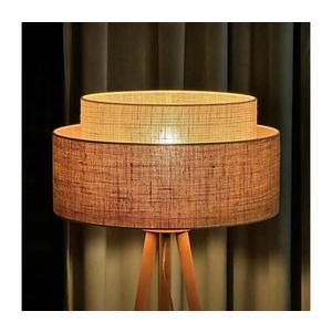 Lampadar YUTE BOHO 1xE27/15W/230V d. 45 cm maro/crem imagine