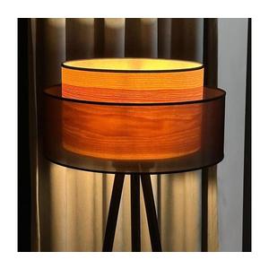 Lampadar WOOD BOHO 1xE27/15W/230V d. 45 cm negru/bej imagine