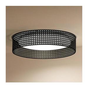 Plafonieră LED ROLLER RATTAN LED/24W/230V d. 45 cm negru imagine