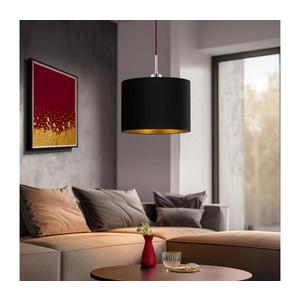 Lustră LED pe cablu Eglo TUNJA 1xE27/60W/230V negru imagine