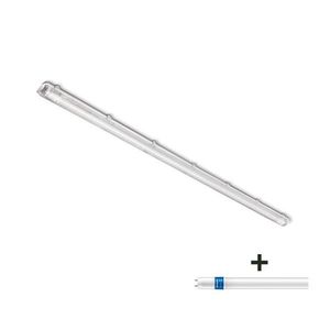 Corp de iluminat fluorescent industrial + tub LED fluorescent cu senzor Philips G13/24W/230V imagine