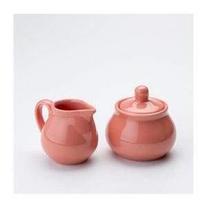 Set Lucie roșu 2x zaharniță ceramică cu capac imagine