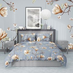 Stanex Lenjerie de pat din bumbac Magnolia gold , 140 x 220 cm, 70 x 90 cm, 140 x 220 cm, 70 x 90 cm imagine