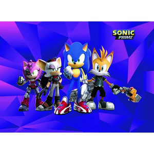 Suport farfurii pentru copii Sonic, 42 x 30 cm imagine