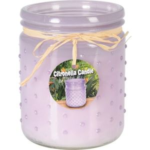 Lumânare repelentă Citronella 230 g, violet , 10, 5x 12, 5 cm imagine