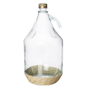 Damigeană sticlă Orion, împletită, 5 l imagine