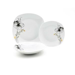 Set de masă Home Elements 18 piese Black Poppy imagine