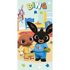 Prosop pentru copii Bing Bunny și Sula în pijama , 70 x 140 cm imagine