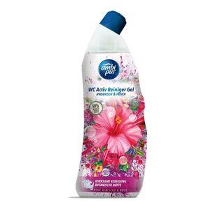 Gel Ambipur WC ActivePink Hibiscus &Rose 750 ml imagine