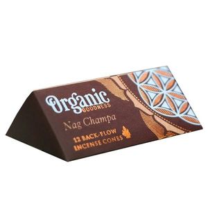 Set de 12 frangipanis parfumate cu reflux, Nag Champa imagine