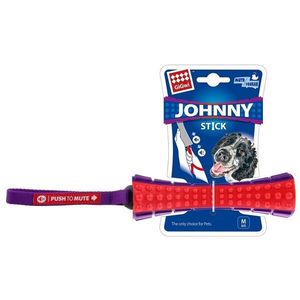 GiGwi Squeaky jucărie pentru câini Johnny Stickfetch roșu, 20 x 5, 5 cm imagine