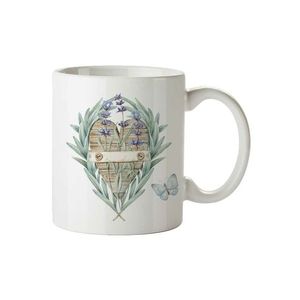 Cană ceramică Bohemia Gifts Lavandă, 350 ml imagine