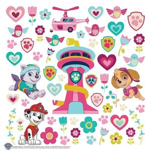 Decorațiune autoadezivă Paw Patrol Be Happy, 30 x30 cm imagine