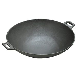 Tigaie grill Wok Cattara 13069 Fontă, diametru 31cm imagine