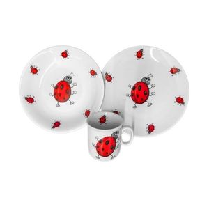 Thun 3 piese set de mese pentru copii Ladybug imagine