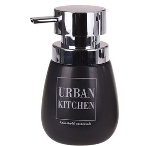 Dozator săpun lichid Urban kitchen, negru imagine