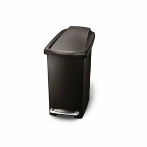 Coș de gunoi cu pedală Simplehuman Slim 10 l, negru imagine